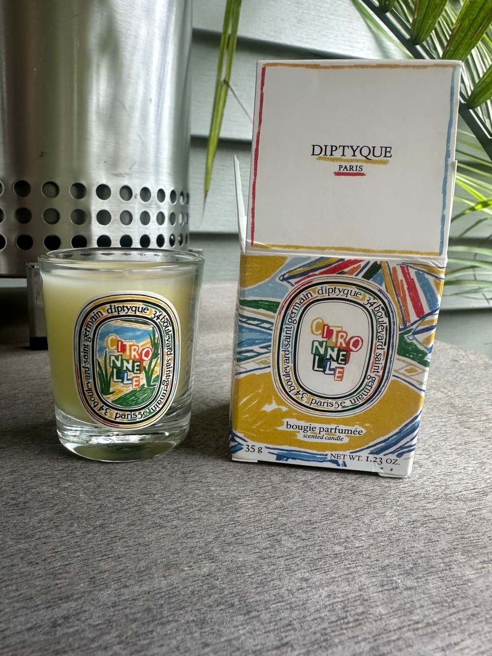 BNIB Mini Diptyque Citronella Candle 1.23oz